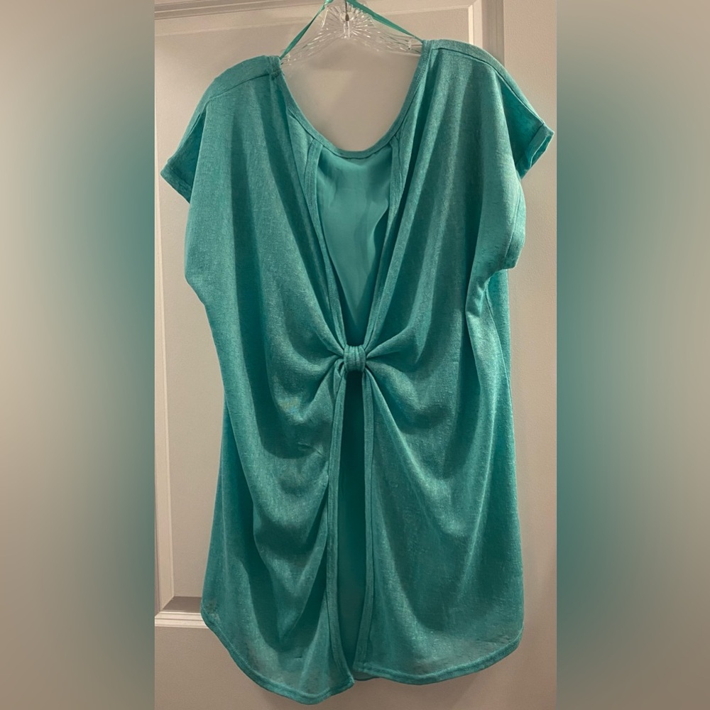 NEW Candy Couture Soft & Sexy Mint green flowing top 2X. LAST CHANCE.!!!